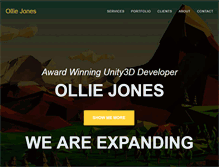 Tablet Screenshot of olliejones.com